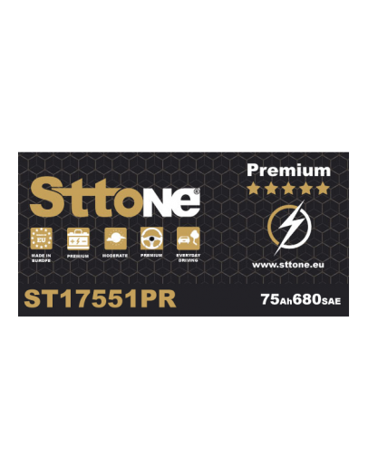 Sttone ST17551PR 75Ah Premium Battery