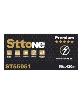 Sttone ST55051 50Ah European Type Battery 