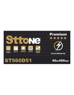 Sttone ST560D51 60Ah Japanese Type Battery