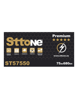 Sttone ST57550 75Ah European Type Battery 