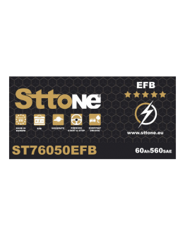 Sttone ST76050EFB 60Ah EFB Battery