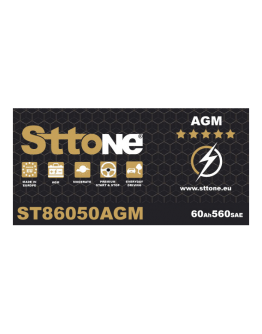 Sttone ST86050AGM 60Ah AGM Battery