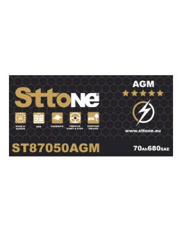 Sttone ST87050AGM 70Ah AGM Battery